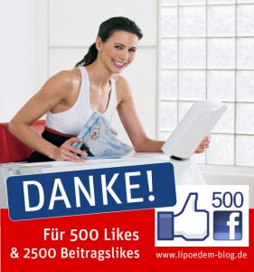 Lipödem Blog hat 500 Likes bei facebook